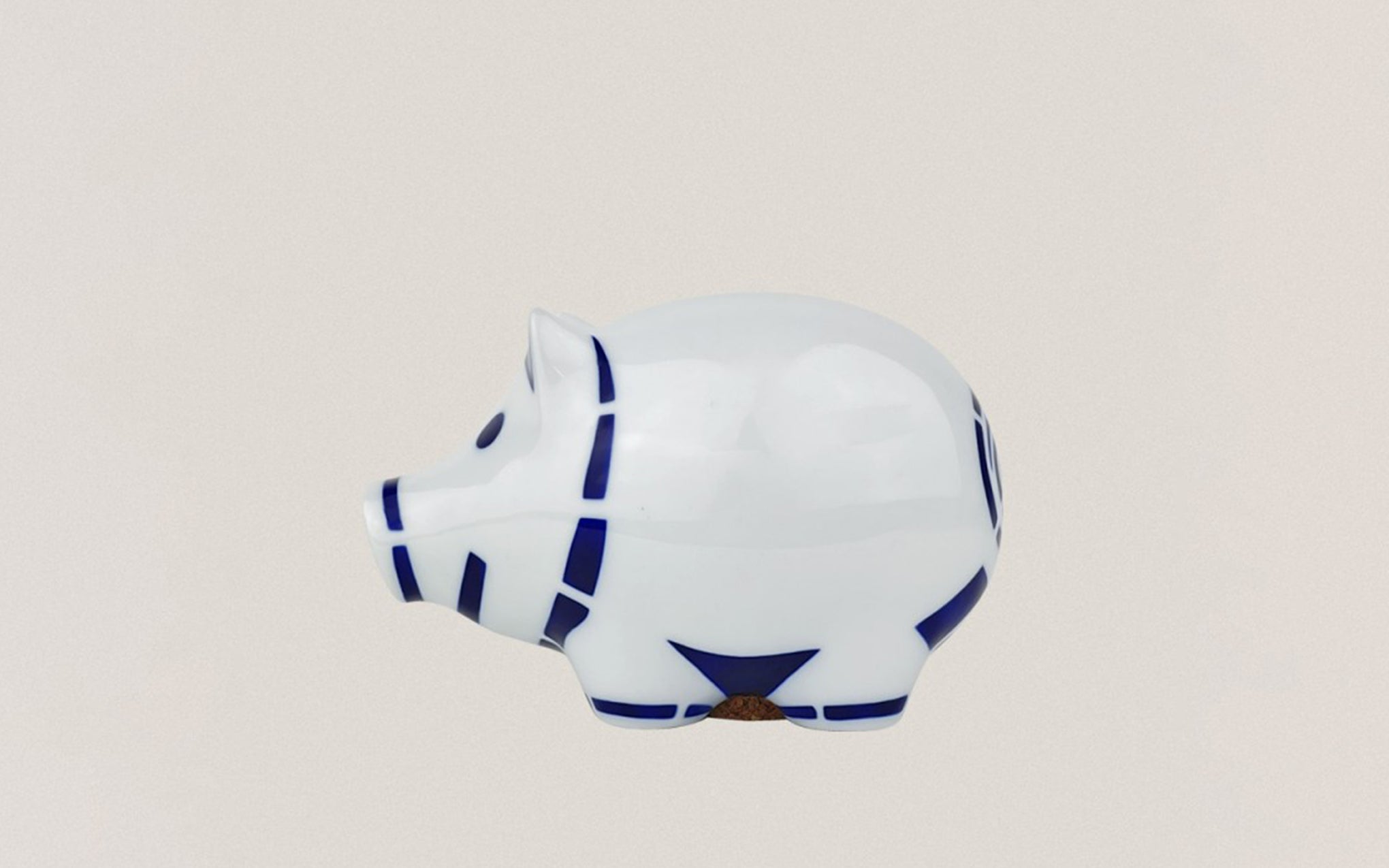 Porcelain figure - piggy bank