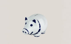 Porcelain figure - piggy bank