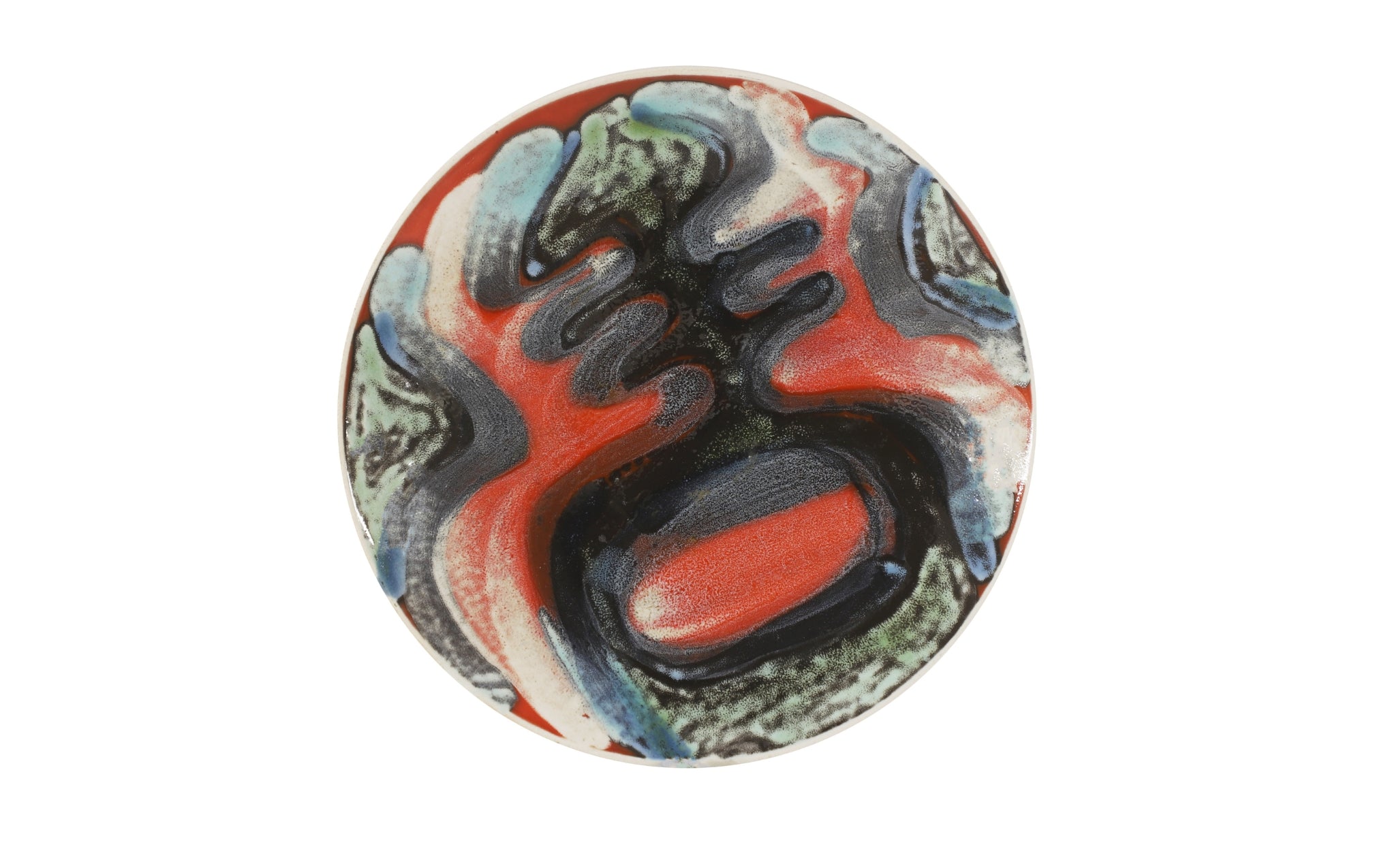 Poole Pottery Delphis plate no. 3