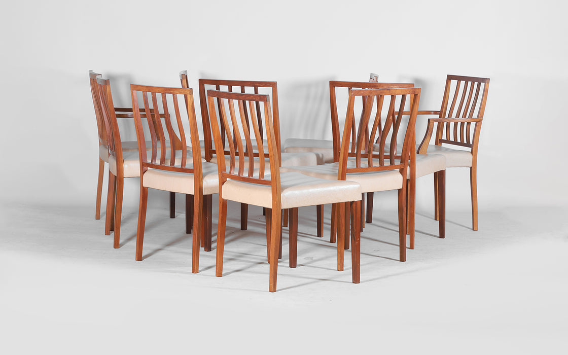 Vintage set of 4 Rosewood dining chairs by Robert Heritage