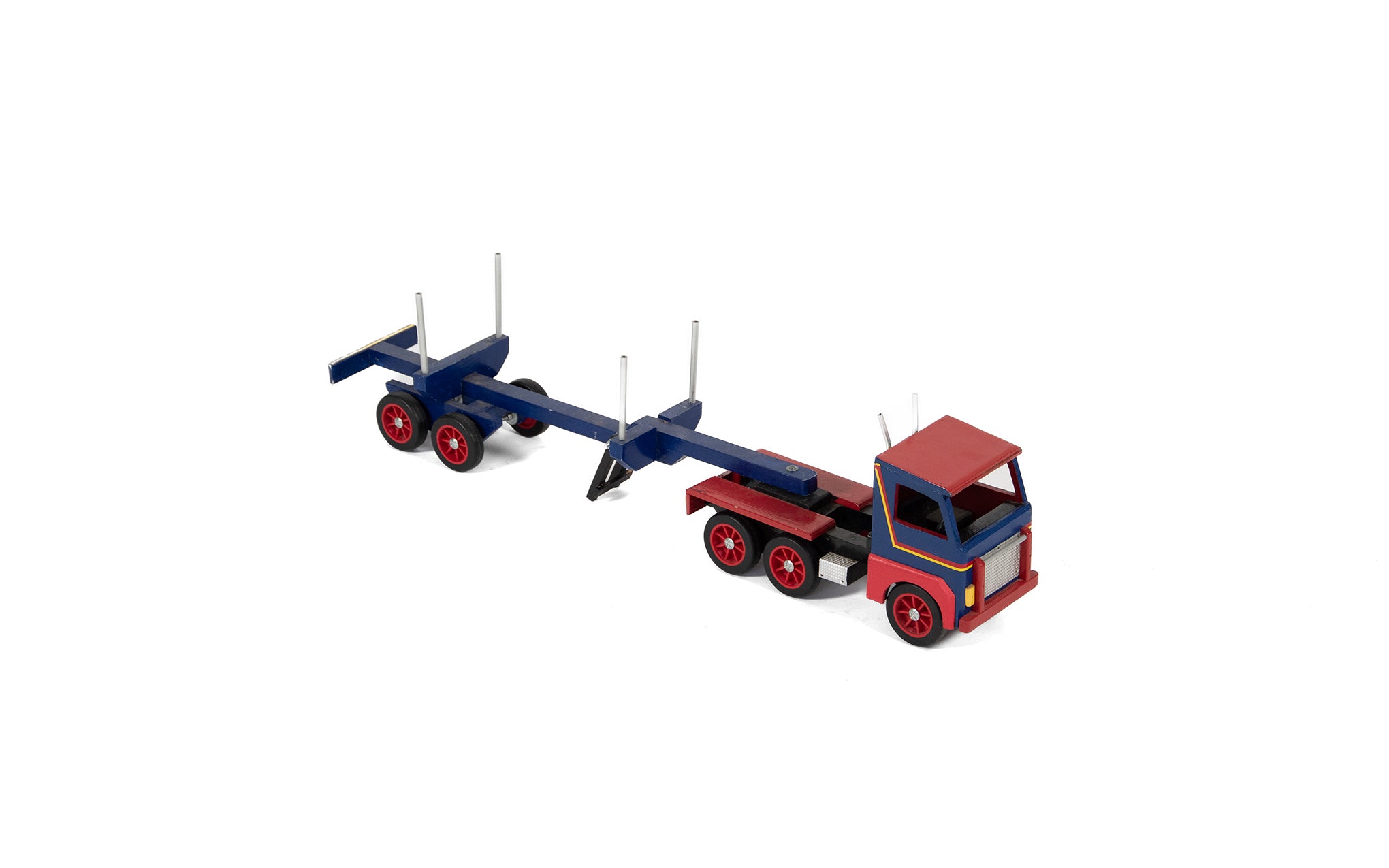 Vintage articulated low loader model toy
