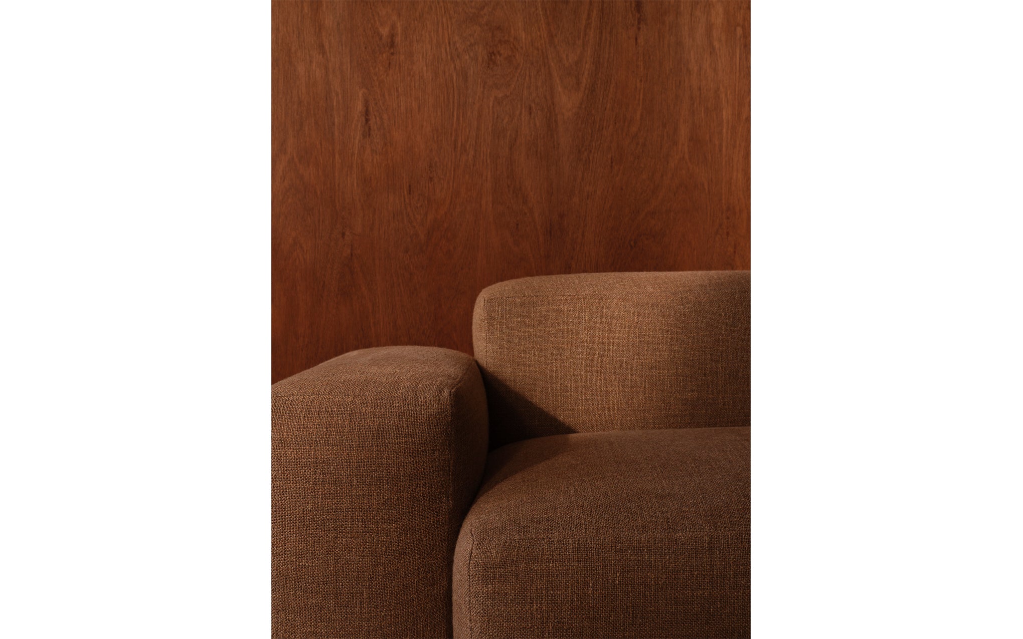 Overlap two seat sofa