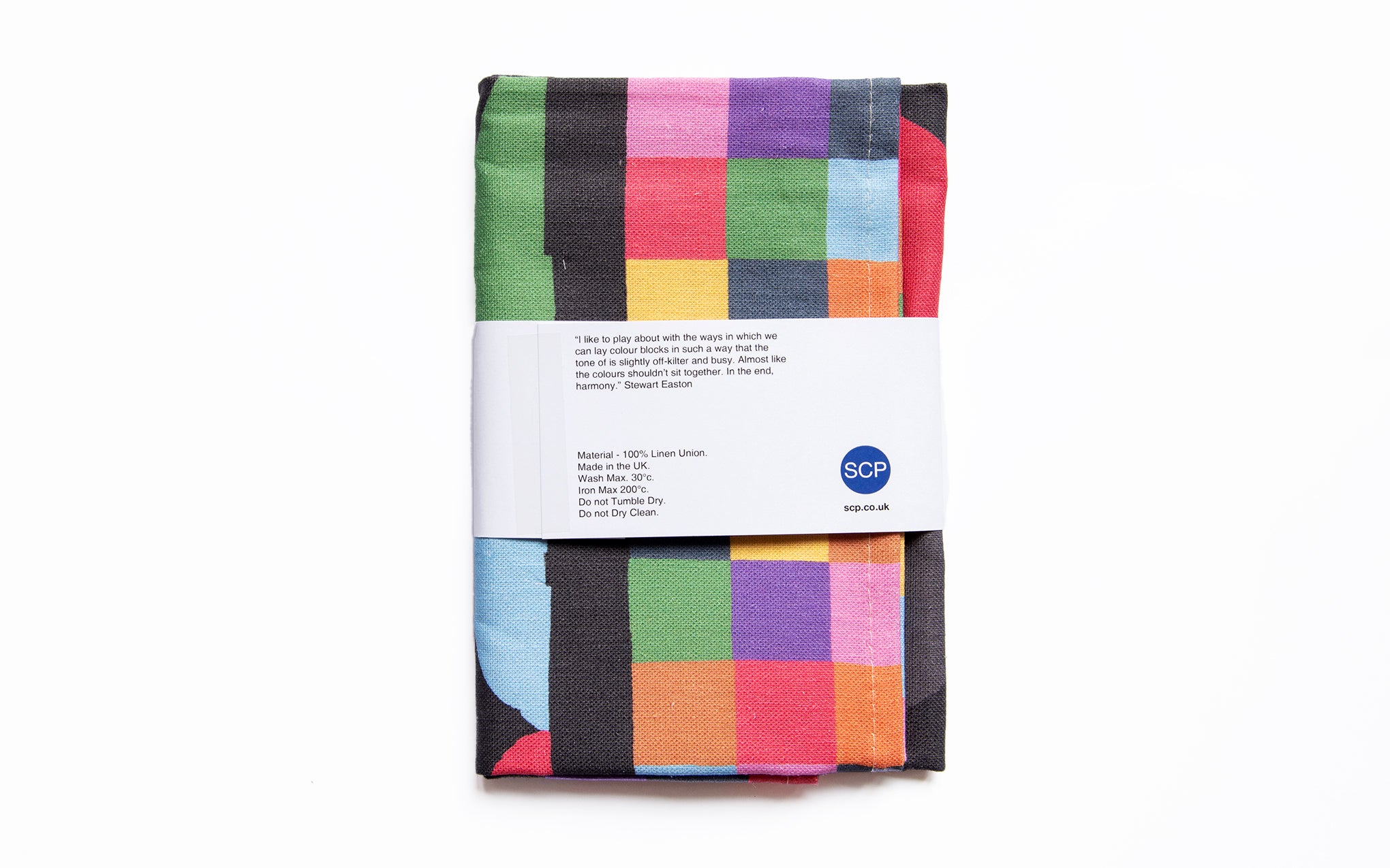 Colour Blocks tea towel