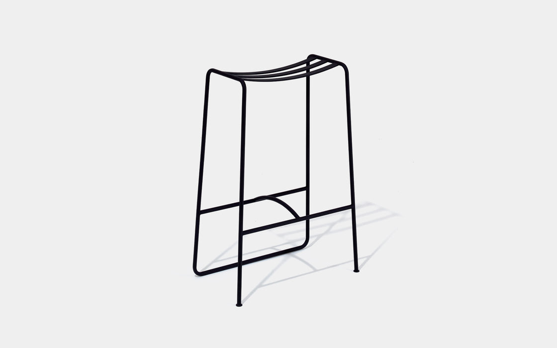 Slatted bar stool