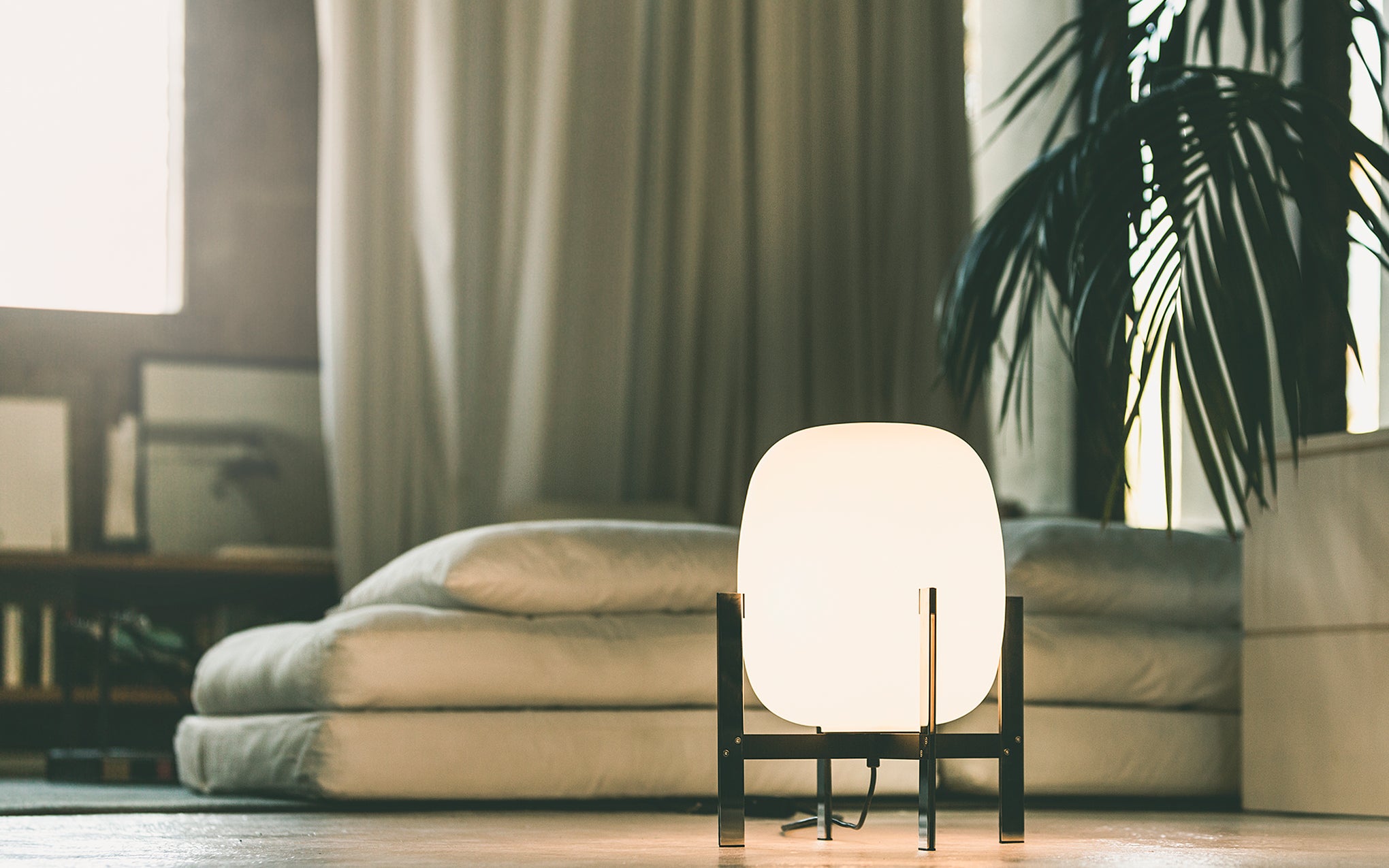 Cesta Metálica table light