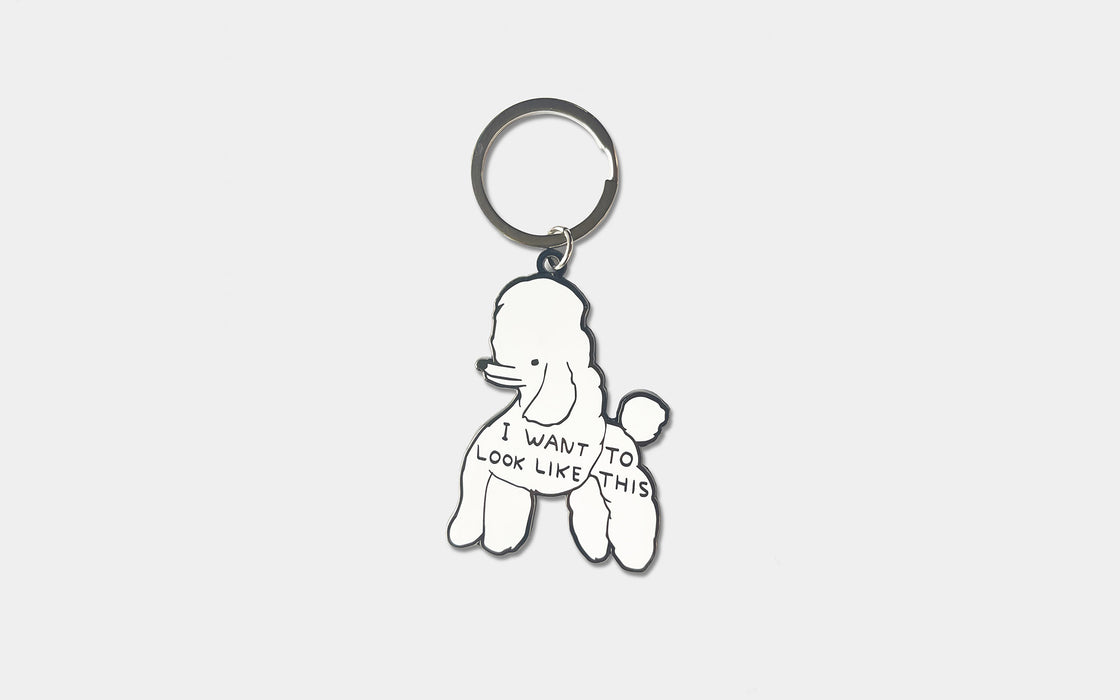 I Want To Look Like This keyring