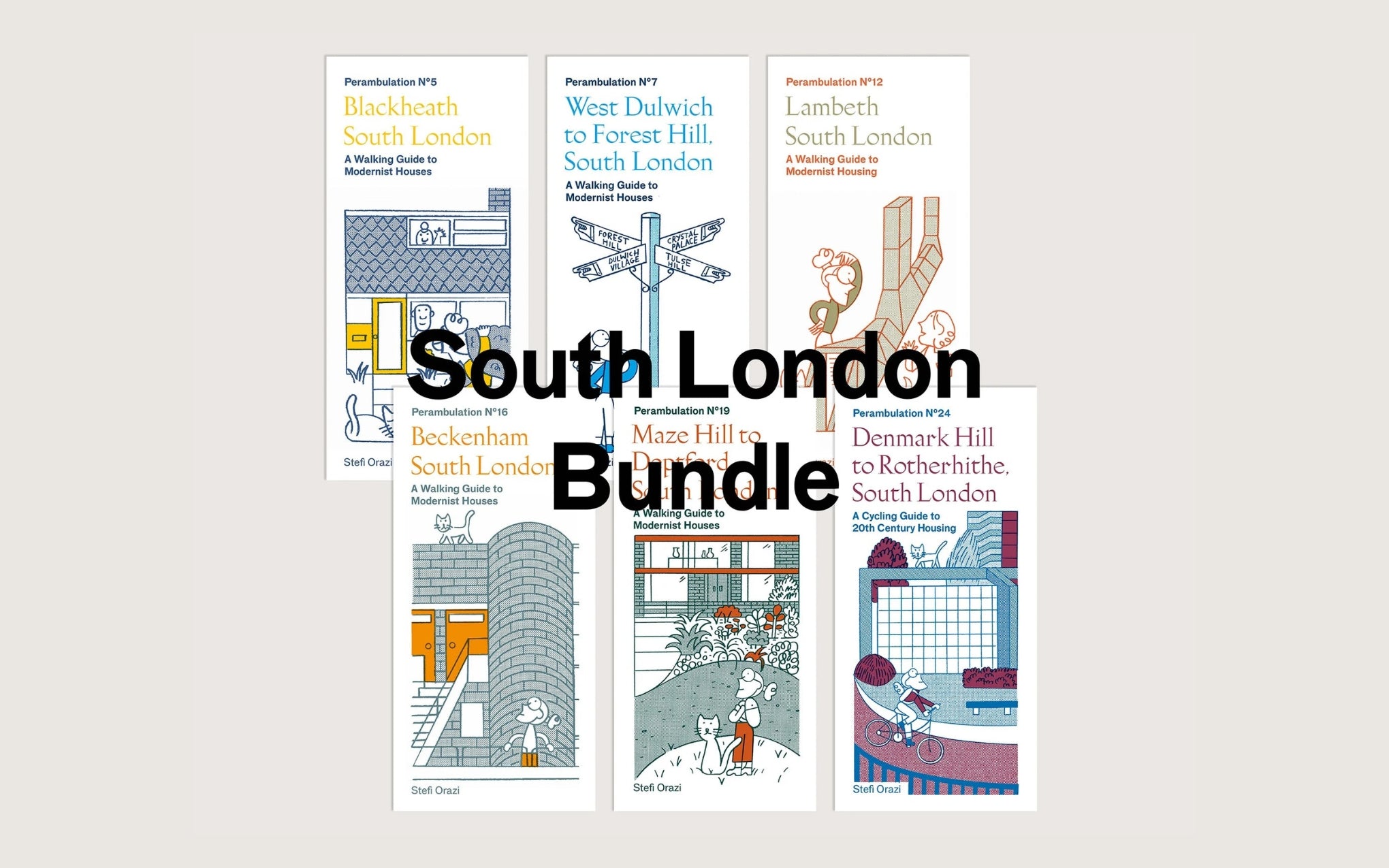 Perambulations box set - South London [6 Guides]