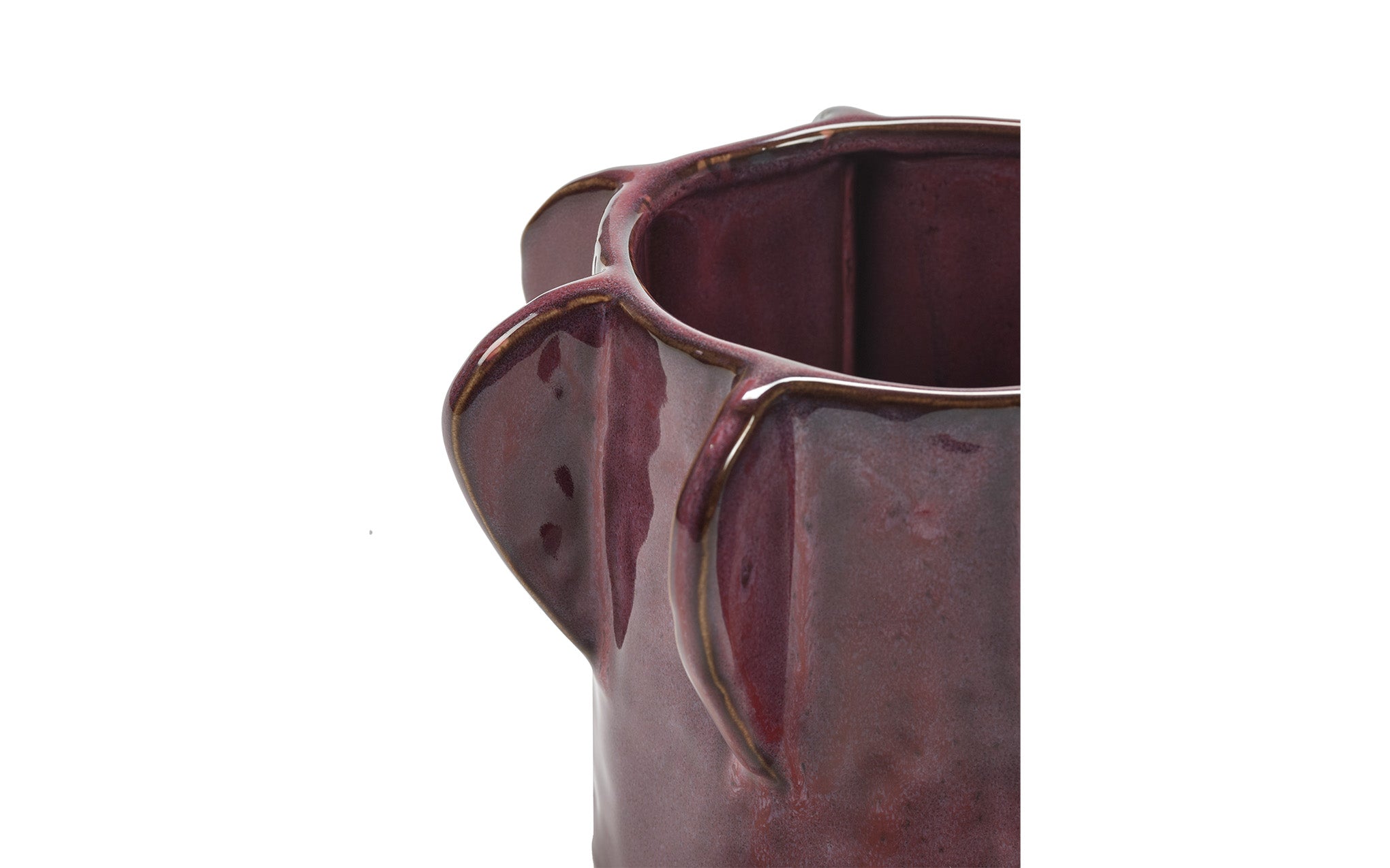 Molly flower pot 02 - aubergine