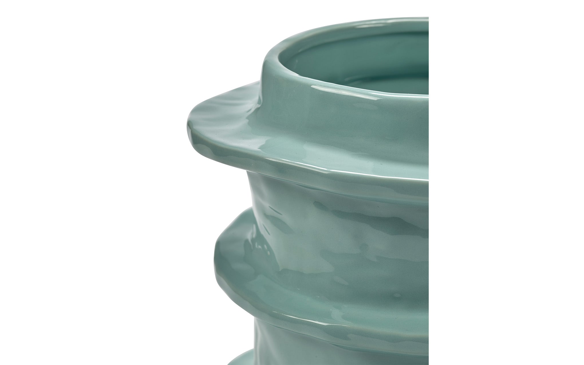 Molly flower pot 03 - light blue