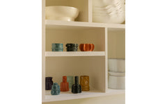 Molly glazed vases - set of six
