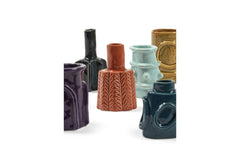 Molly glazed vases - set of six