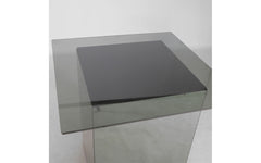 Acerbis Mirrored glass table by Vigo Nanda