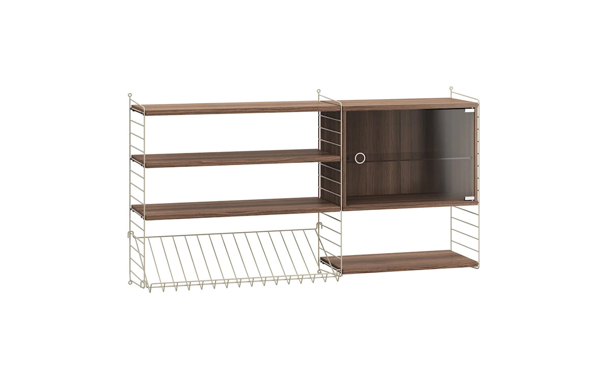 String magazine shelf - metal