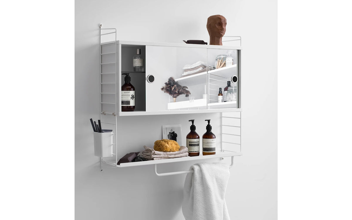 String cabinet - mirror doors