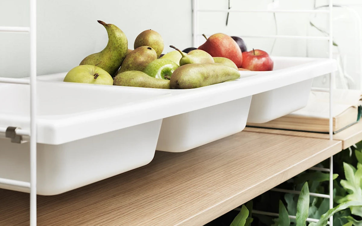 String bowl shelf