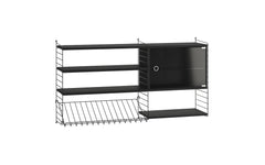String magazine shelf - metal