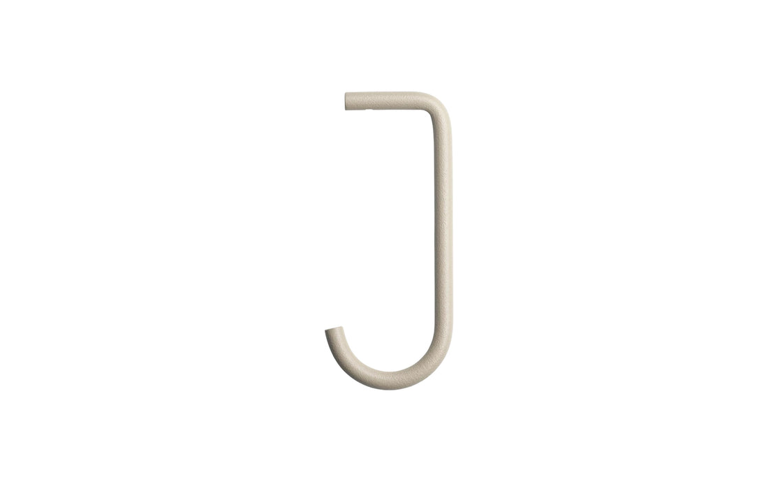 String J Hooks for metal shelves