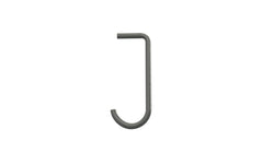 String J Hooks for metal shelves