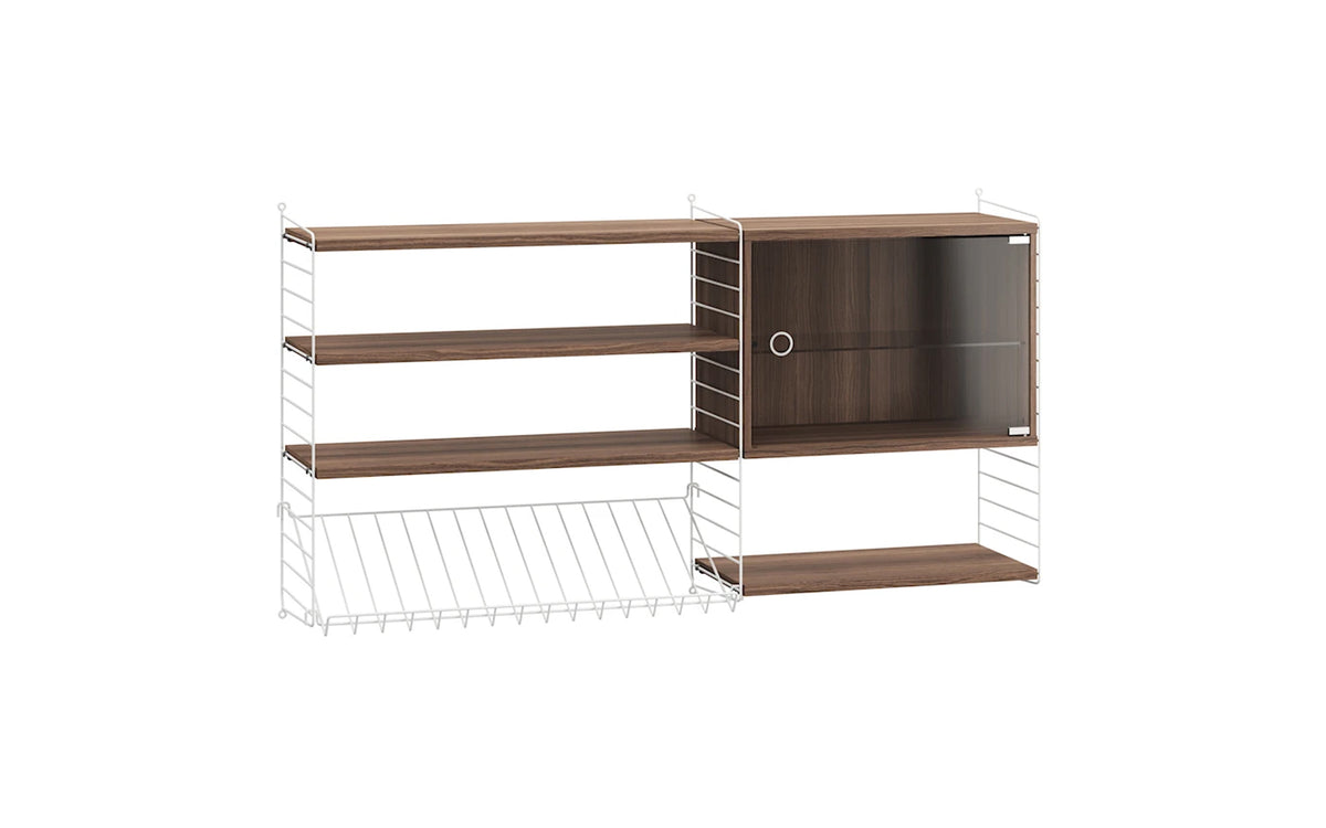 String magazine shelf - metal