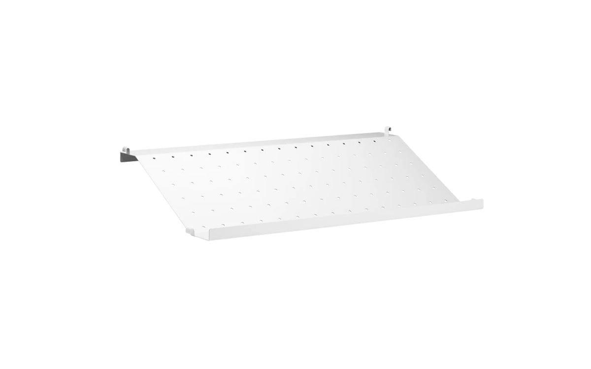 String metal shoe shelf