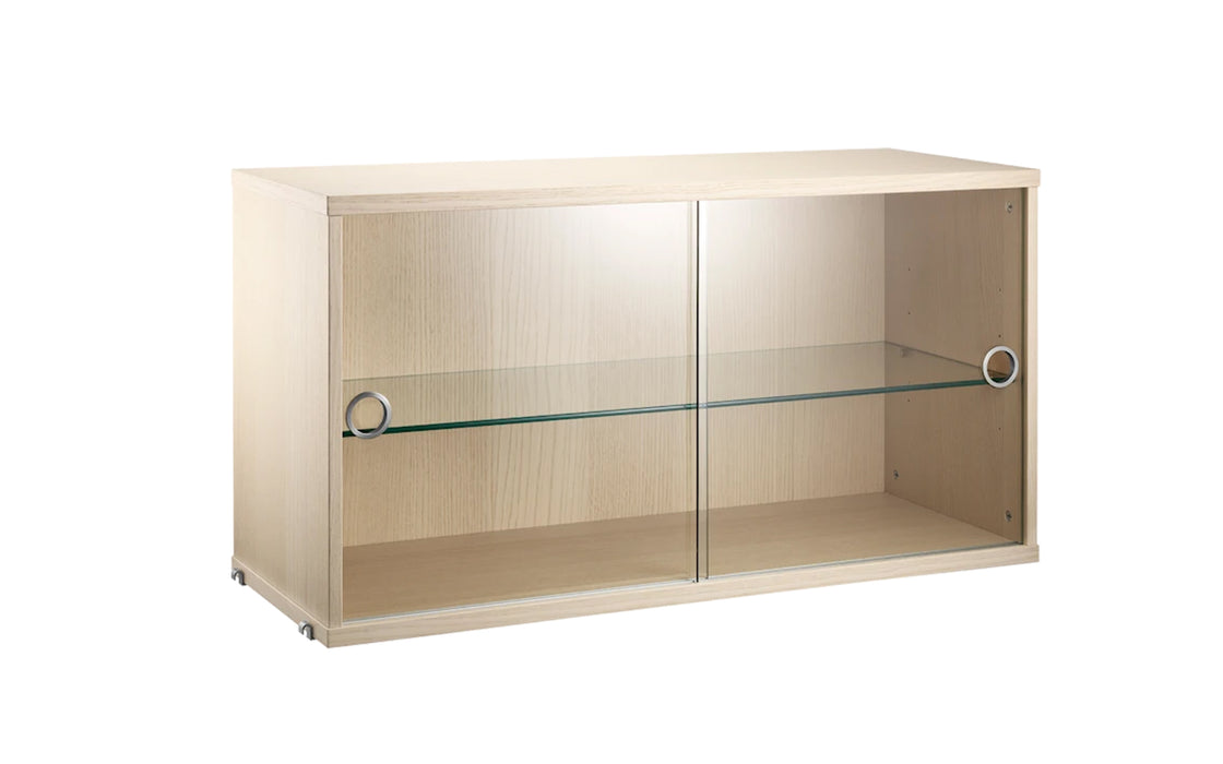 String display cabinet - sliding glass door