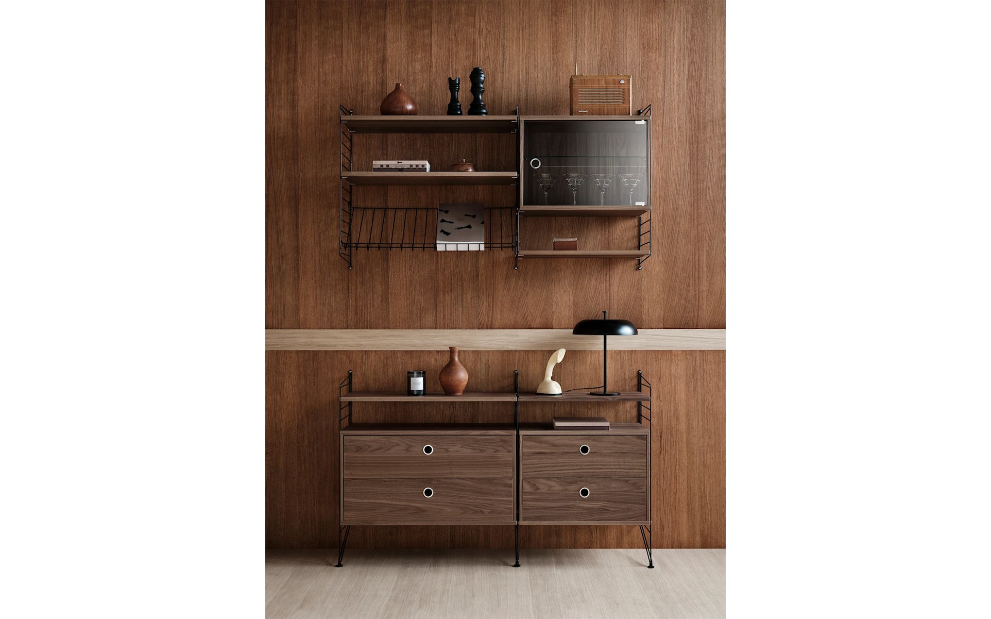 String chest of drawers unit