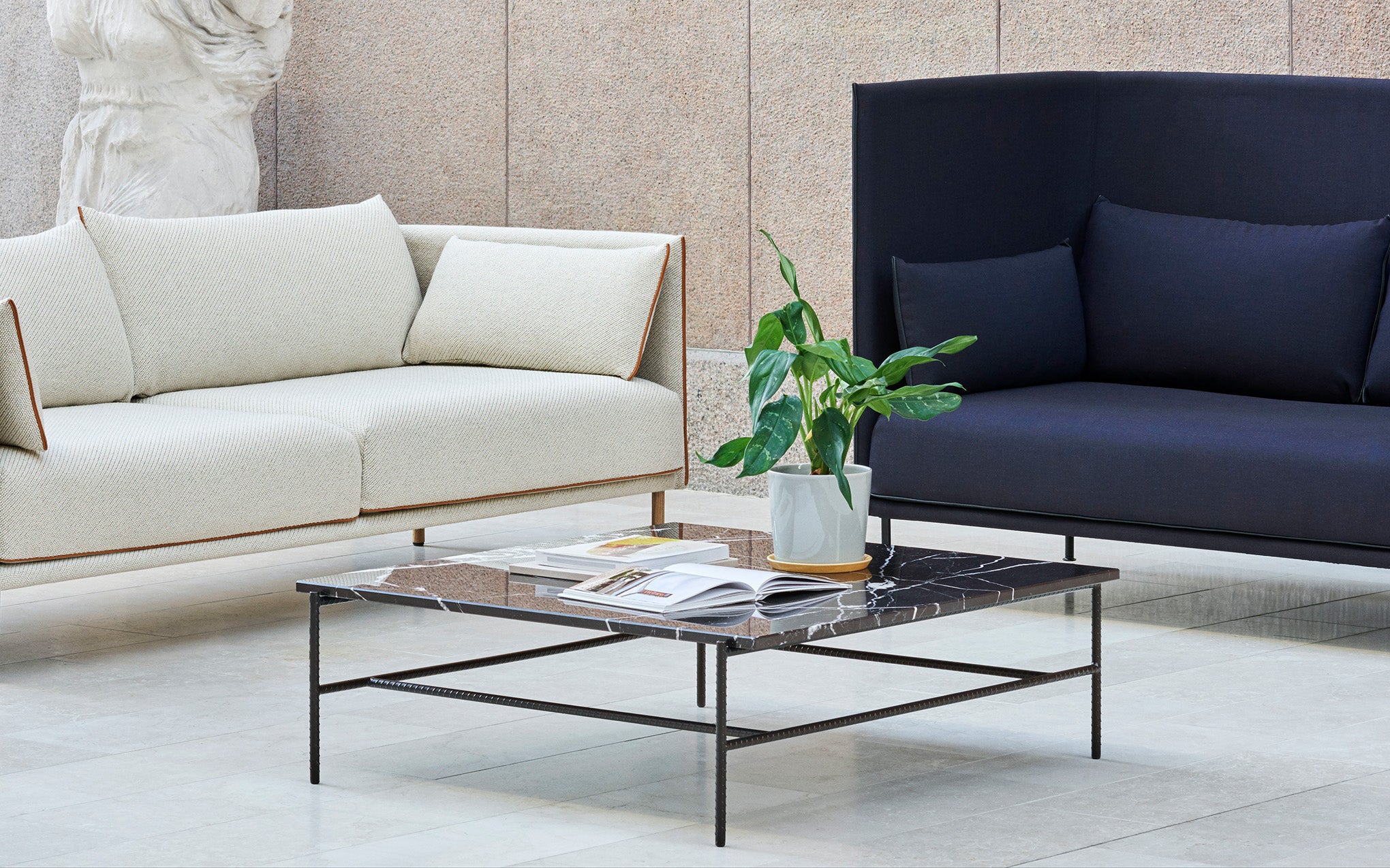 Rebar coffee table