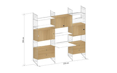 Ex-Display String shelving - workspace configuration