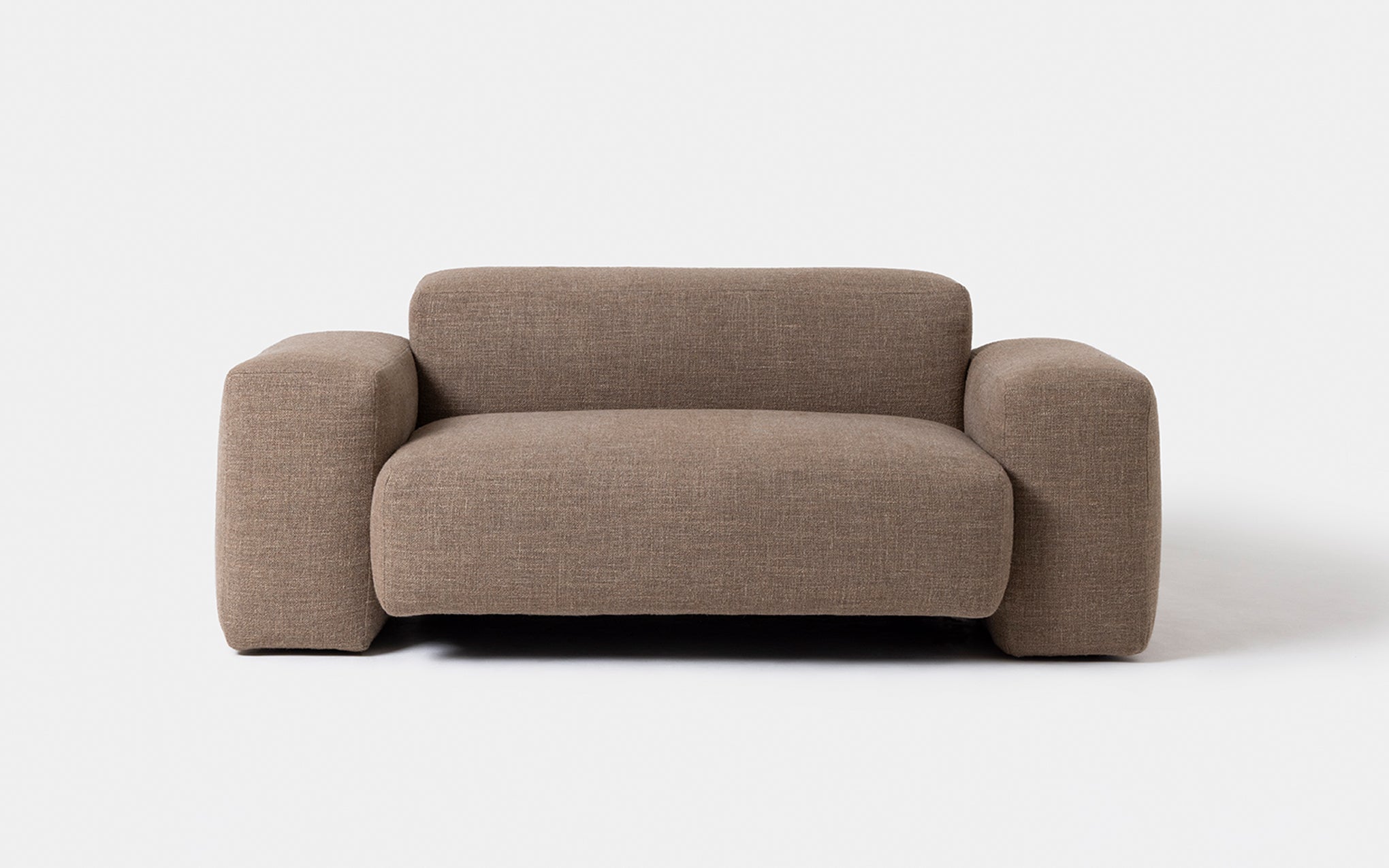 Overlap two seat sofa