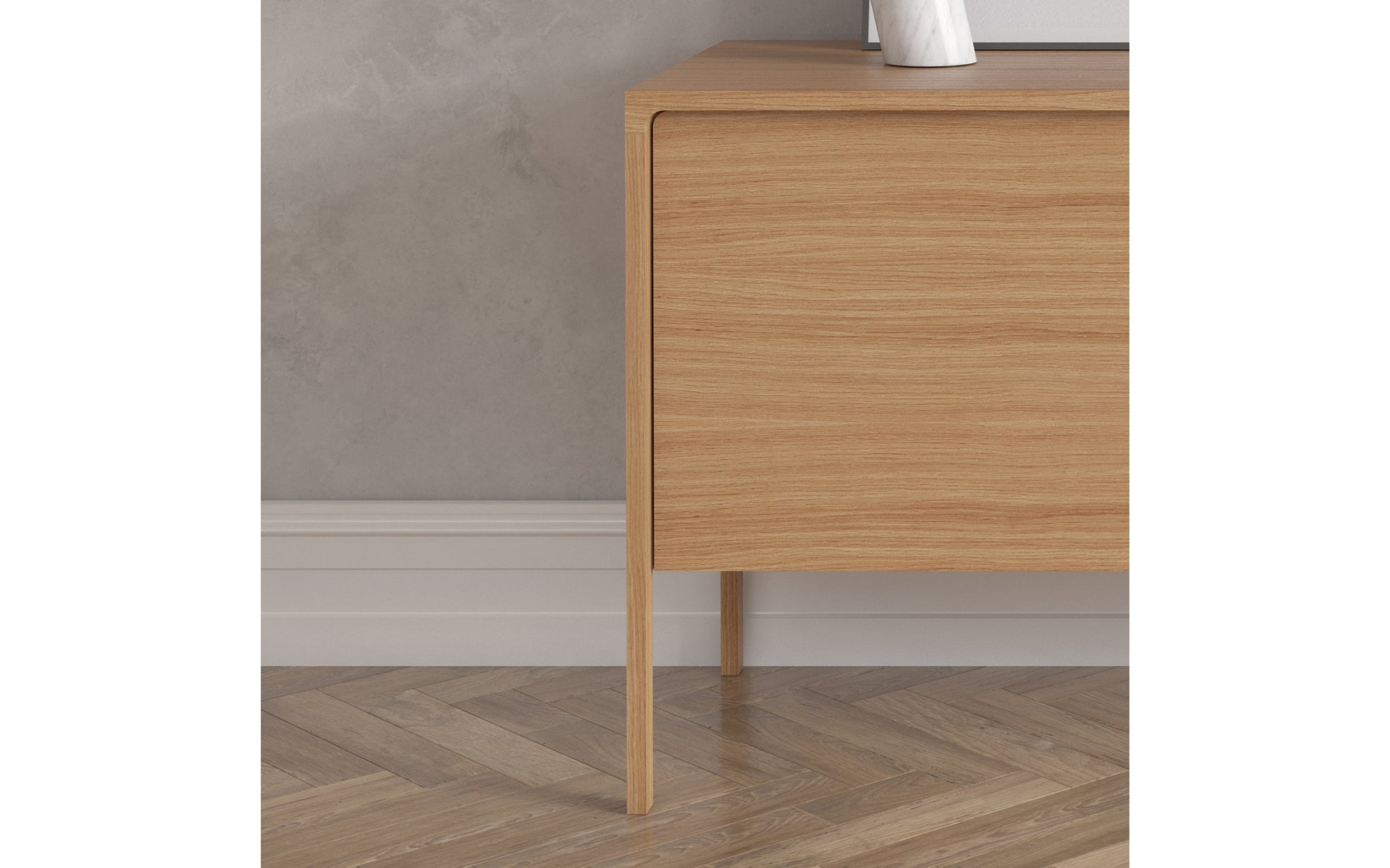 Tactile sideboard - 1 door & 3 drawers
