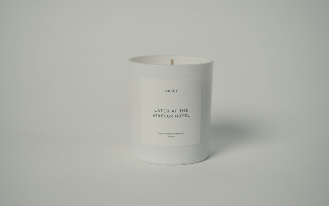 Scented jar candle - Later at the Windsor Hotel