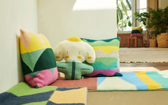 Totem cushion - green