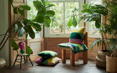 Totem cushion - green