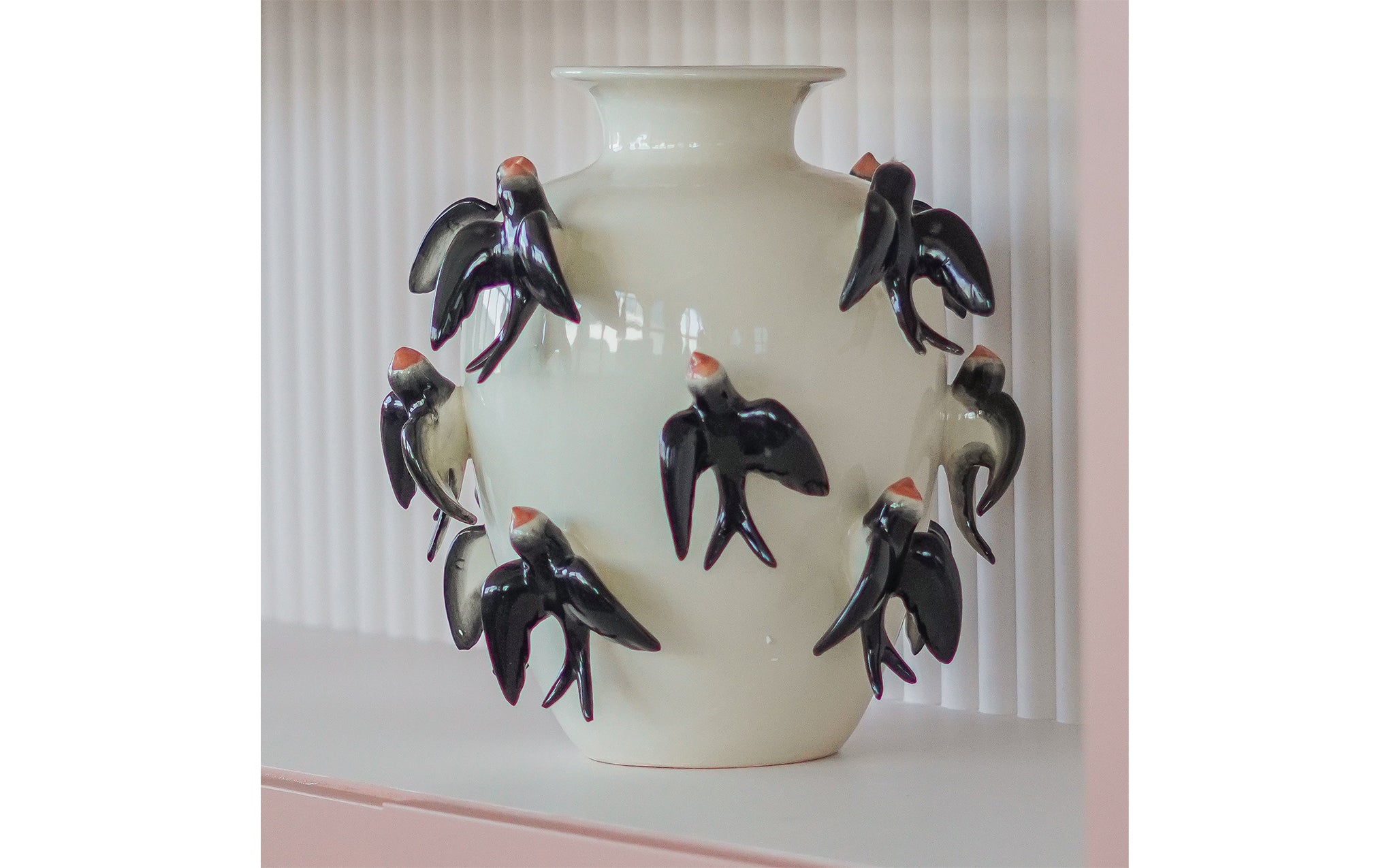 Swallow vase