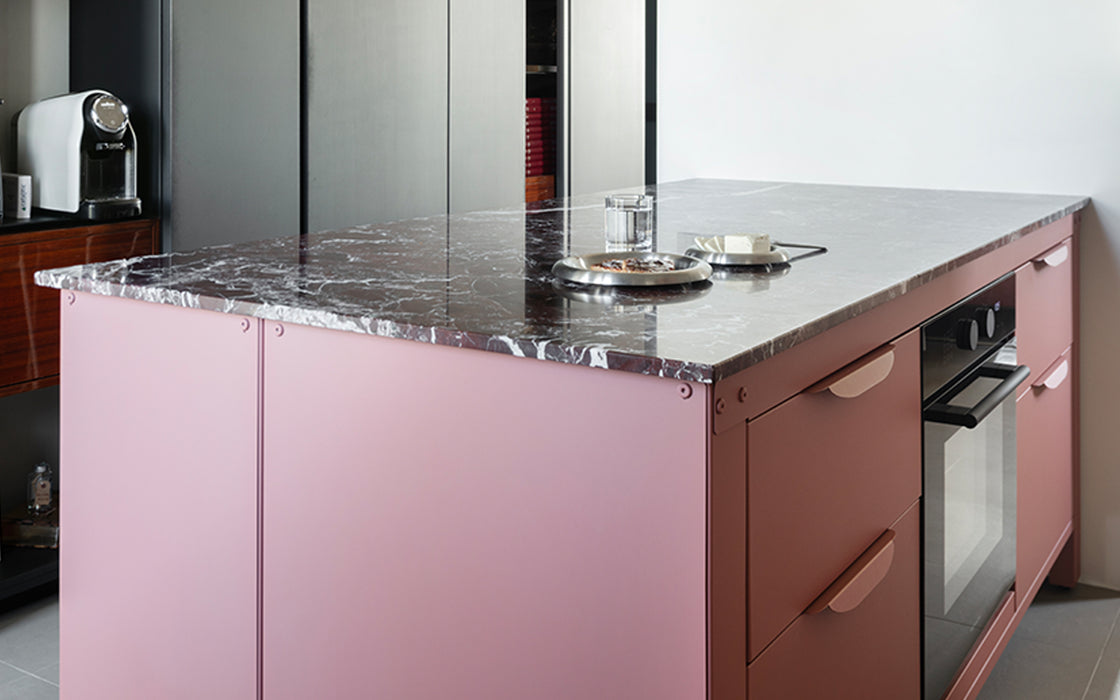 Very Simple: Kitchen - pinkish brown