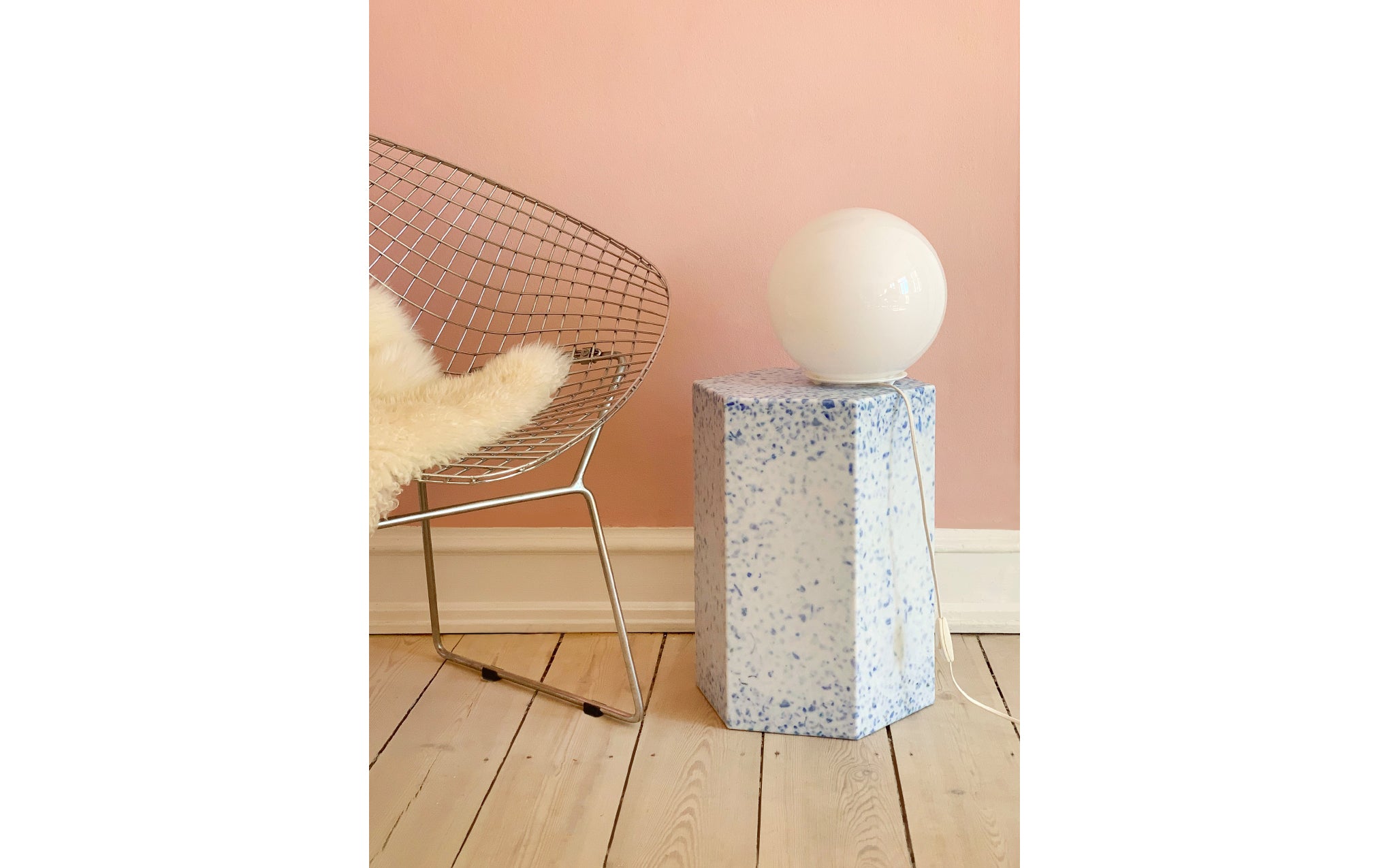 Star podium - pale blue