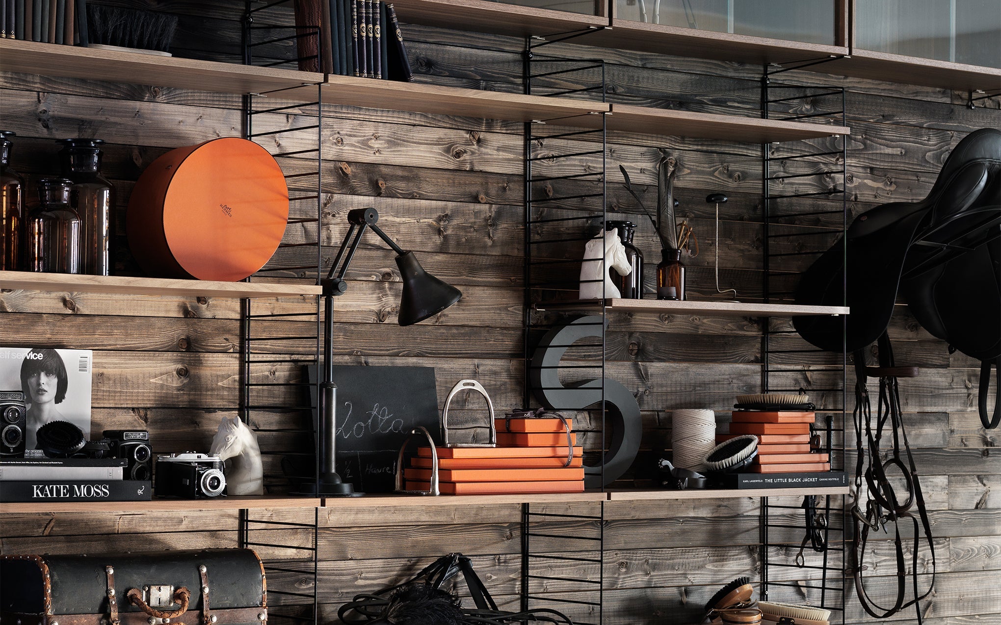 String shelving - pack of three