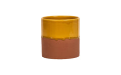 Drip ceramic planter