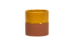 Drip ceramic planter