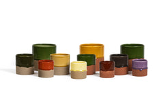 Drip ceramic planter