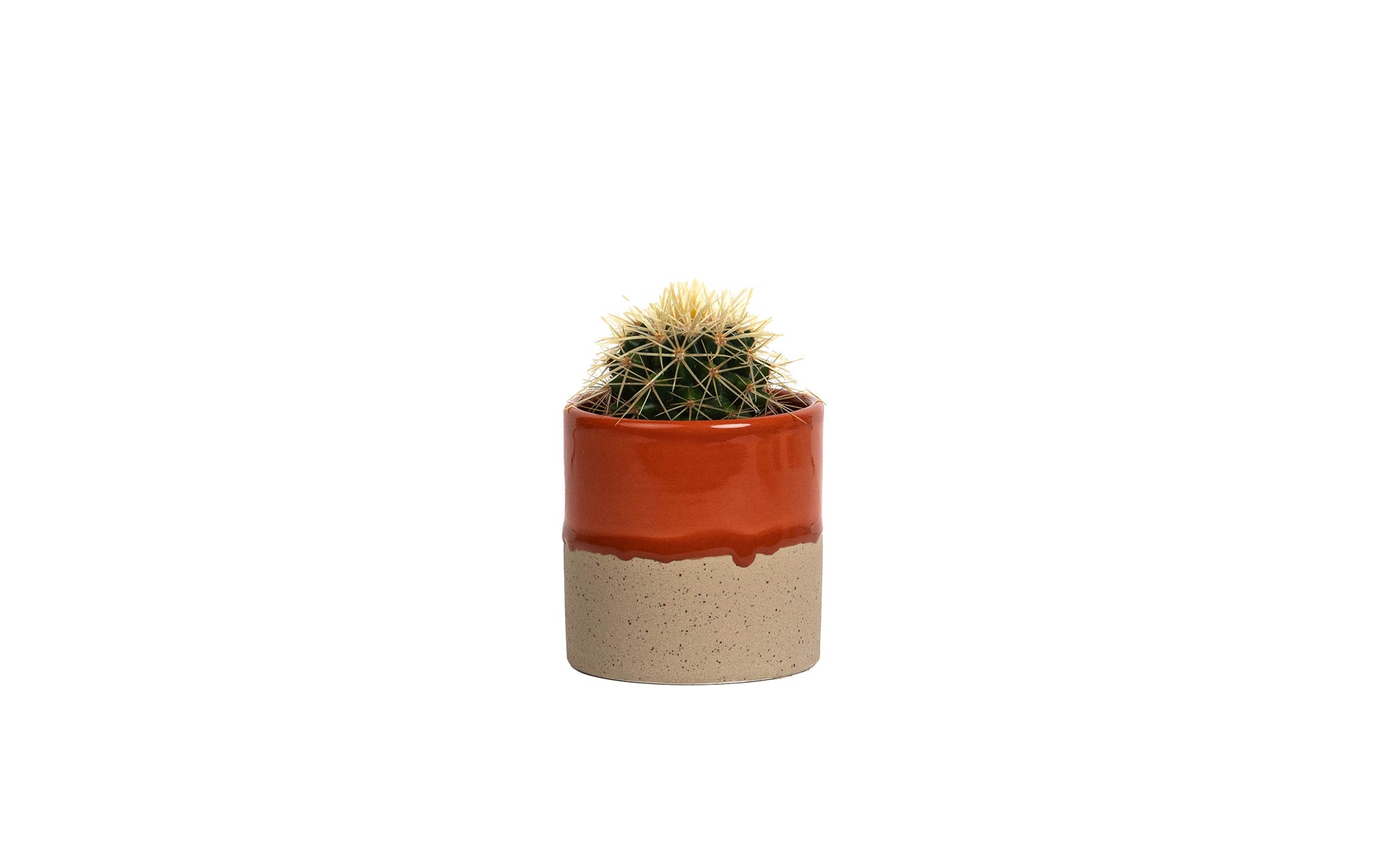 Drip ceramic planter