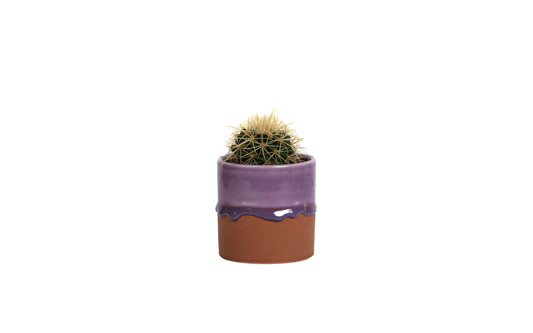 Drip ceramic planter