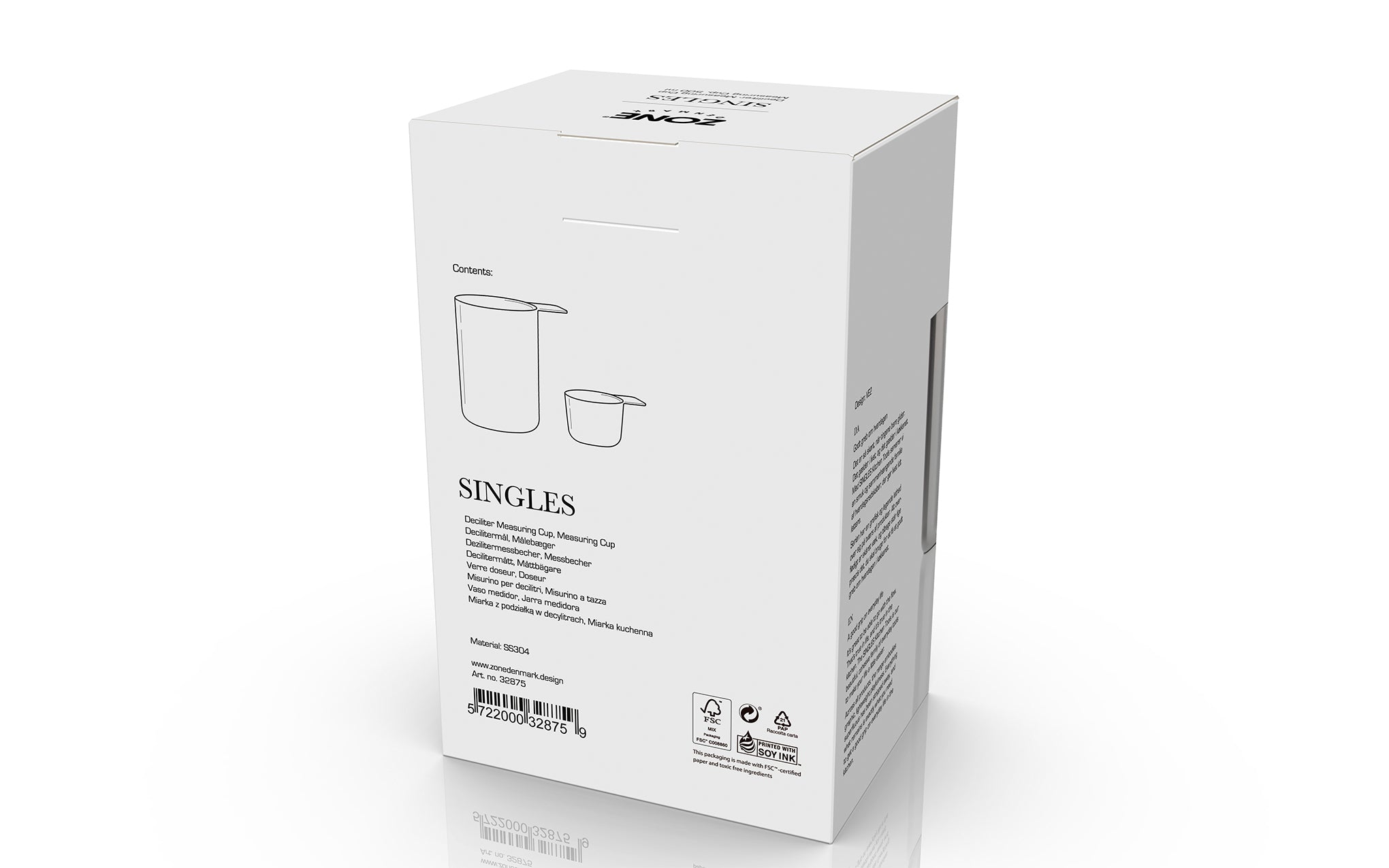 Singles measuring set - 2 pcs