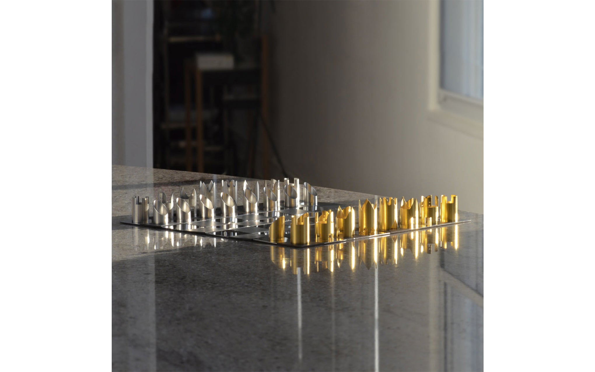 Cy Endfield travel chess set