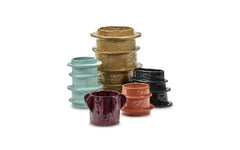 Molly flower pot 03 - light blue