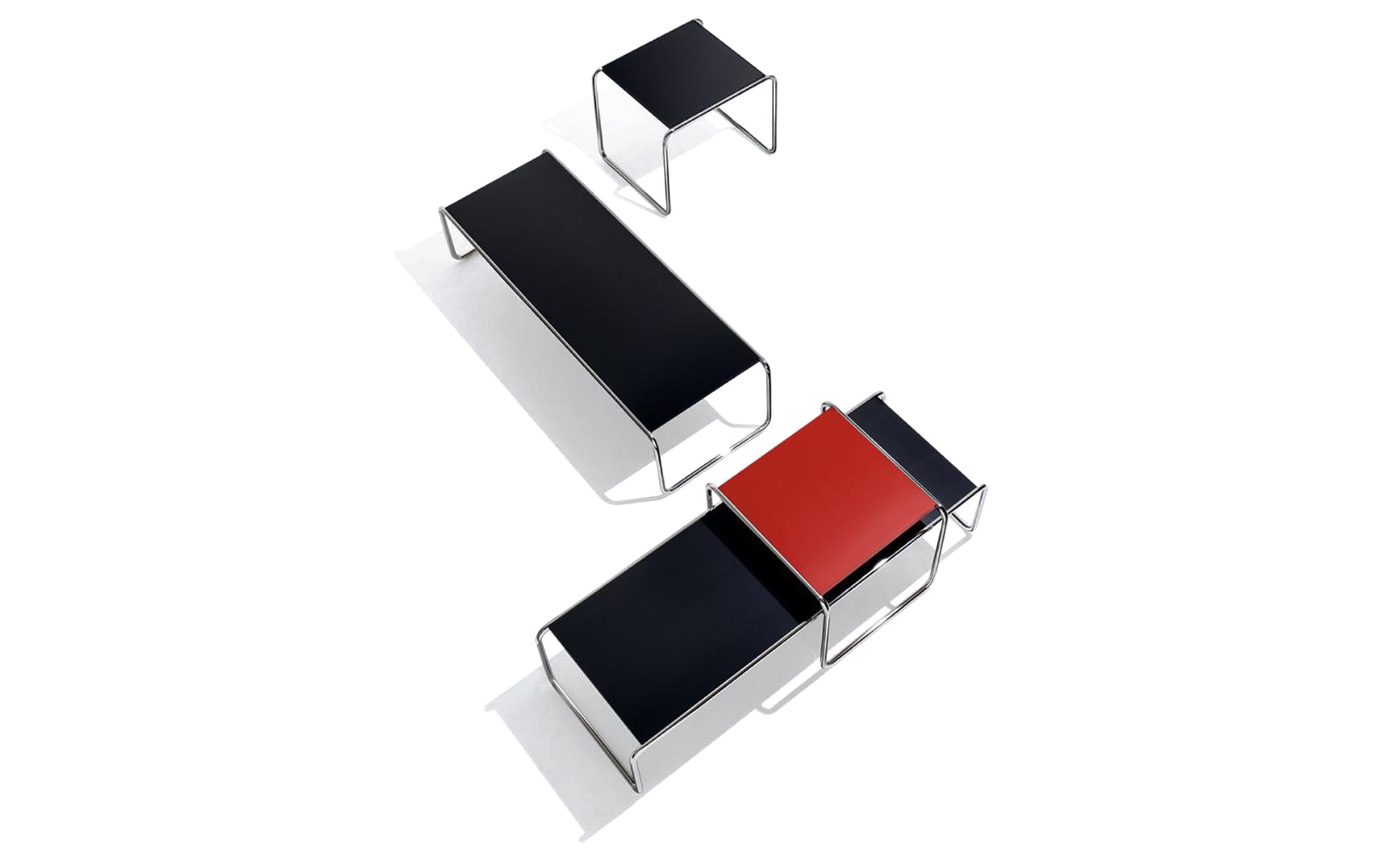 Laccio low tables by Marcel Breuer for Knoll | SCP