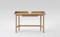 Lightwood desk - panel & drawer