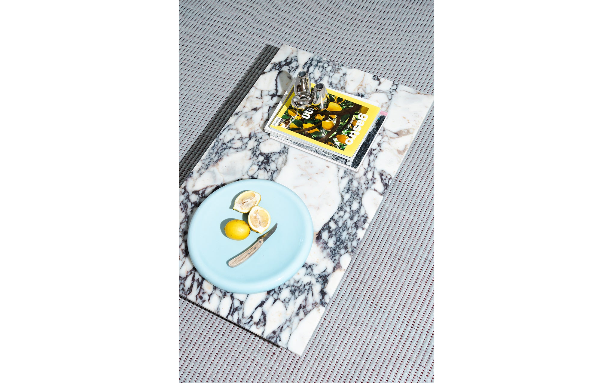 Big O plate – blue haze