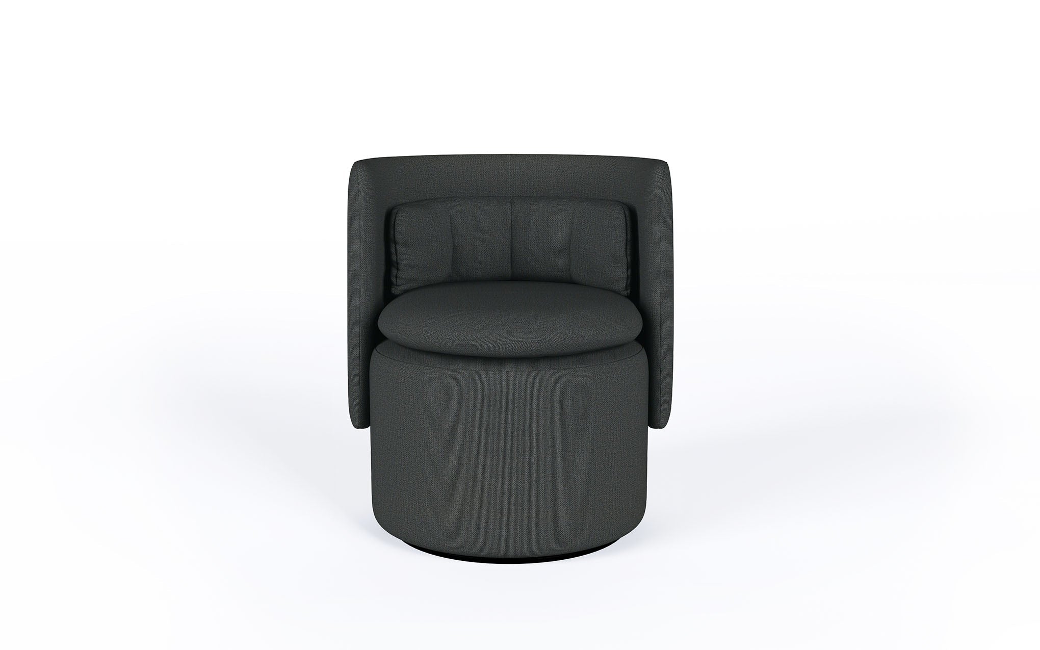 Group cocktail chair with fixed base