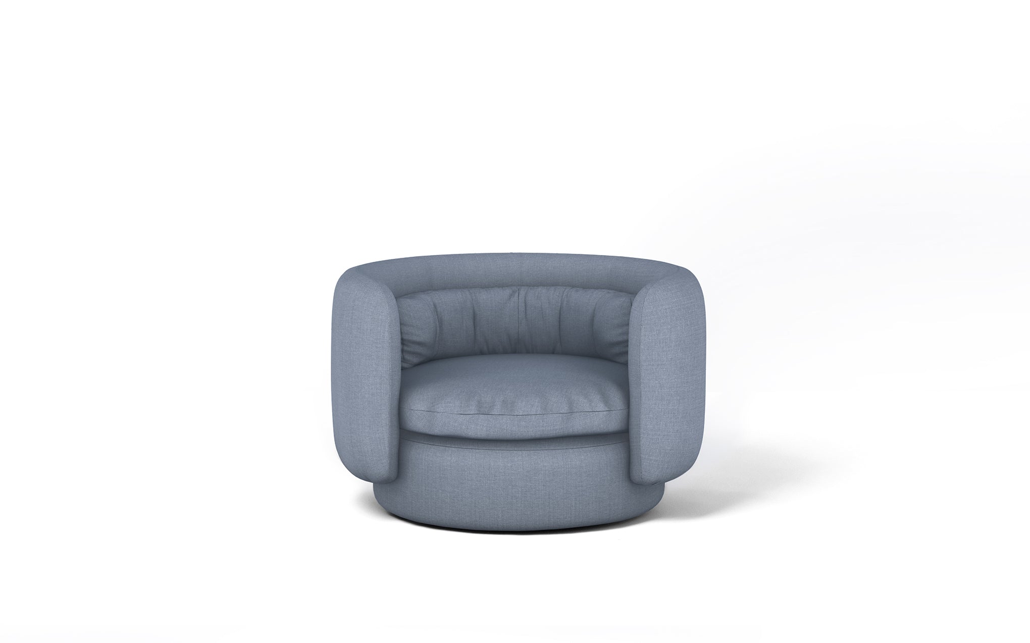 Group armchair with swivel base - informal